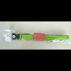 Bright Green Light Up Pet Collar with Clip Closure size small